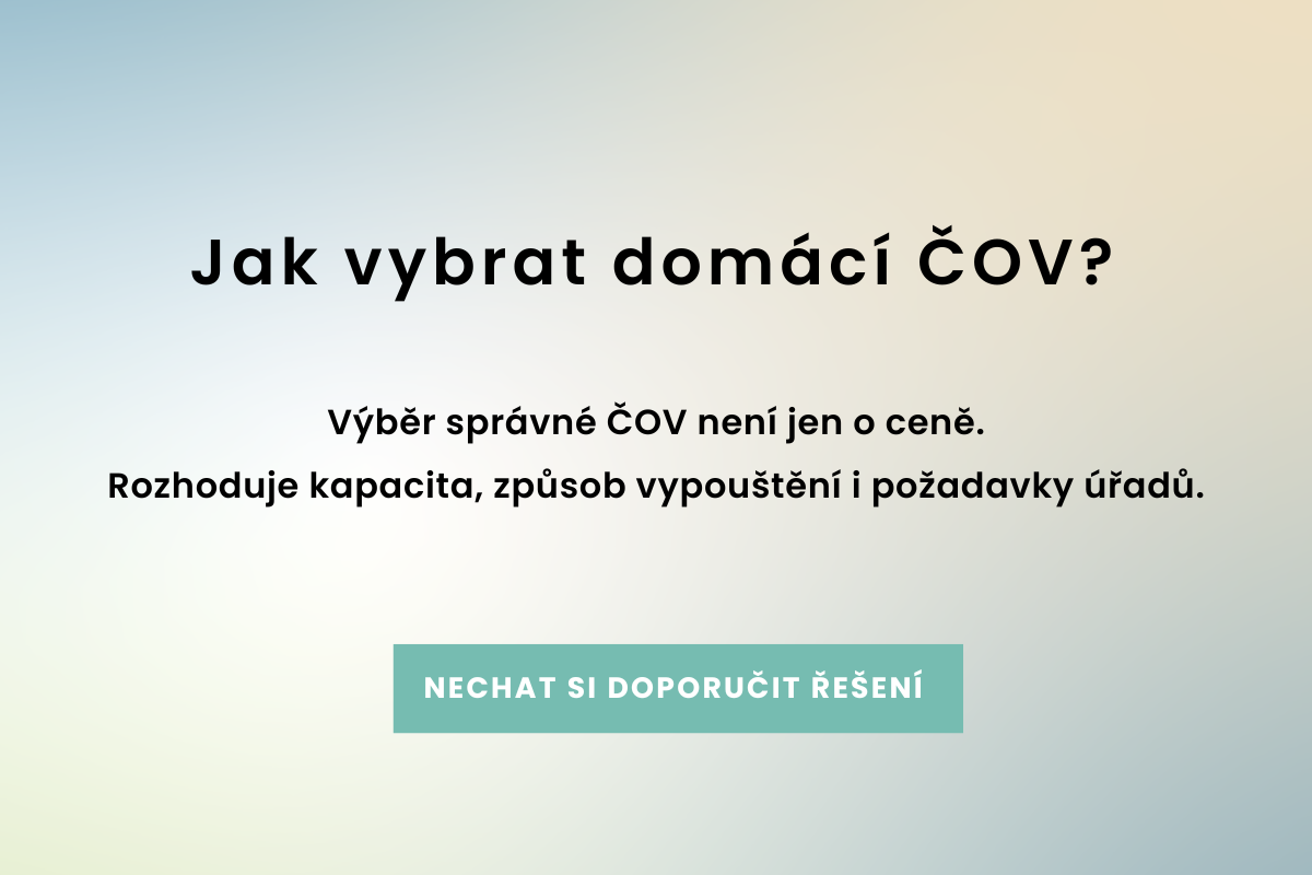 Jak vybrat domácí čističku odpadních vod (ČOV) v roce 2026