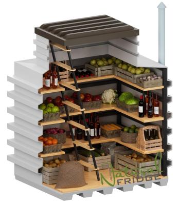 Zahradní sklep NF 1300×1600 mm - samonosný