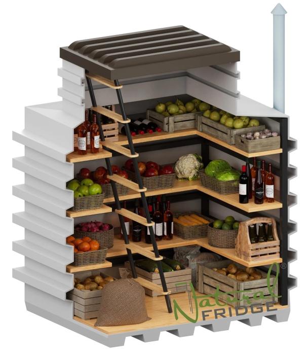 Zahradní sklep NF 1300×1600 mm - samonosný