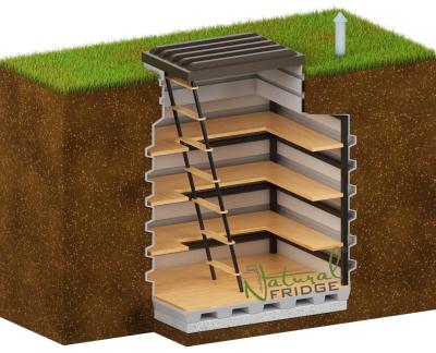 Zahradní sklep NF 1300 × 1600 mm - samonosný