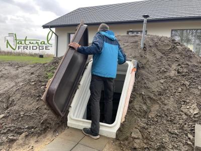 Kruhový zahradní sklep NF 2500 mm - samonosný