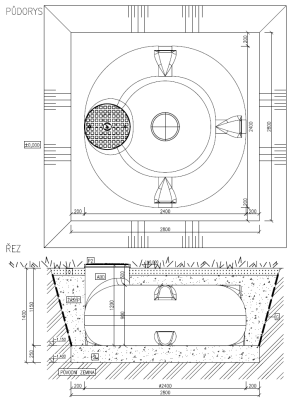 Nízkoprofilová nádrž ABPLAST ABD 3,2m3