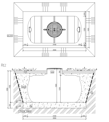 Samonosná nádrž ABPLAST ABH 2,3m3