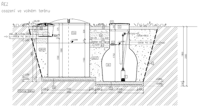 Výhodný set ČOV AT6 + nádrž ABV 1m3