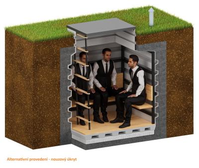 Zahradní sklep NF 1300 × 1600 mm - samonosný