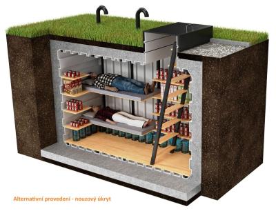 Zahradní sklep NF 2000 x 3300 mm - samonosný