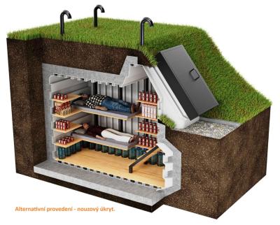 Zahradní sklep NF 2000 × 3500 mm - samonosný