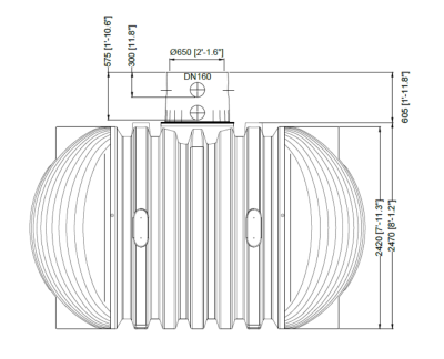 Samonosná nádrž Columbus XL 13 m3