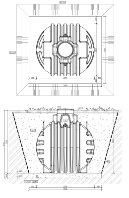 Samonosná nádrž ABAND 6000, objem 6m3 - natur
