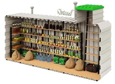 Zahradní sklep NF 2000 x 4800 mm - samonosný