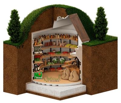 Kruhový zahradní sklep NF 2500 mm - samonosný