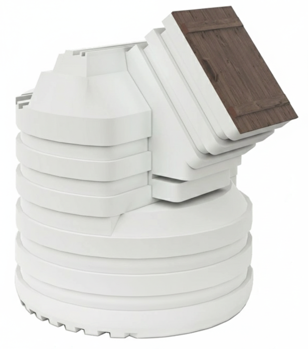 Kruhový zahradní sklep NF 2500 mm - samonosný