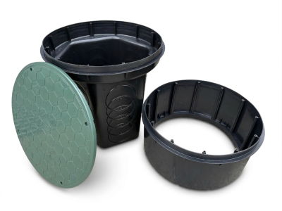 Revizní šachta a distribuční box vsakovacích objektů D400 mm - koncový