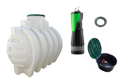 Sada STANDARD s dešťovou nádrží ABPLAST 3,5m3