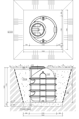 Samonosná nádrž ABPLAST  1,7m3 - natur