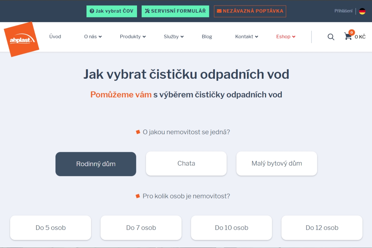 Jak vybrat čističku odpadních vod