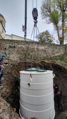 Čistírna odpadních vod AT50 ovál - hrad Sovinec