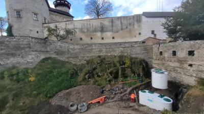 Čistírna odpadních vod AT50 ovál - hrad Sovinec